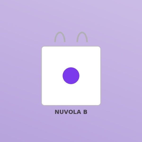 Tote Bag Nuvola Lilla